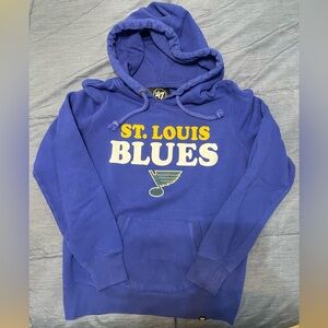 47 Brand Blue St. Louis Blues Pullover Hoodie Boys size Medium